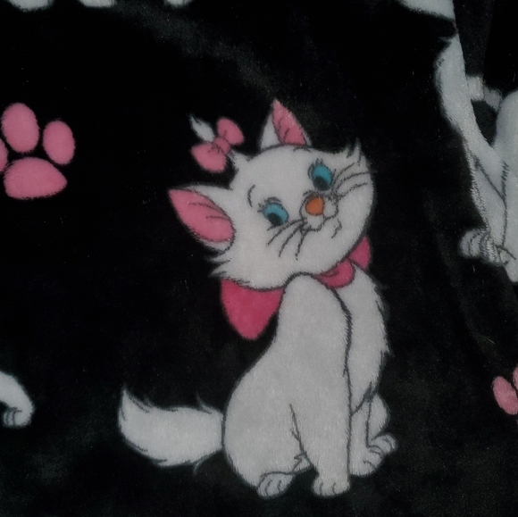 Disney Aristocats Marie Zip Up Pajama Onesie For Adults - Picture 4 of 8